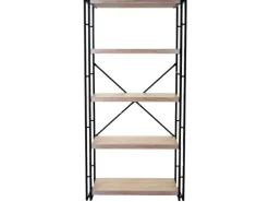 Clearance MCW Bücherregal A27 5 Ebenen -Optik Eiche