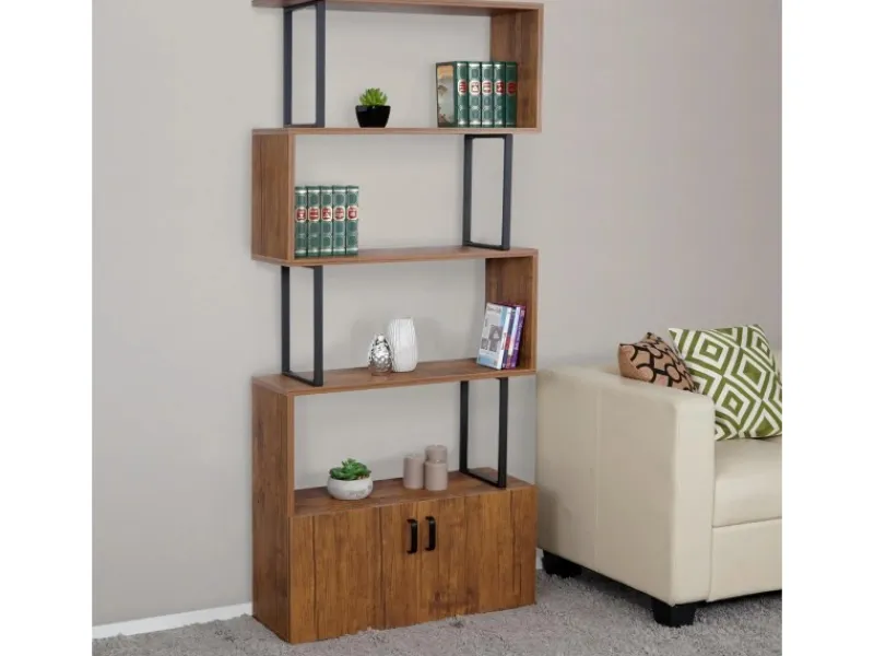 MCW Bücherregal A27 mit Tür -Optik