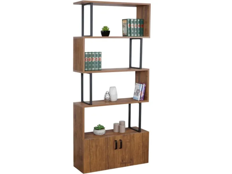 MCW Bücherregal A27 mit Tür -Optik