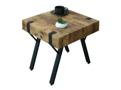 Clearance MCW Beistelltisch L54 Dunkle Wildeiche