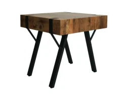 Clearance MCW Beistelltisch L54 Dunkle Wildeiche