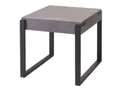 MCW Beistelltisch L53 Marmor-Optik Grau