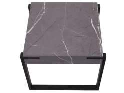 MCW Beistelltisch L53 Marmor-Optik Grau