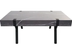 MCW Couchtisch L54 Marmor-Optik Grau