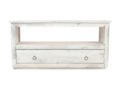 MCW Couchtisch Shabby--Look Weiß