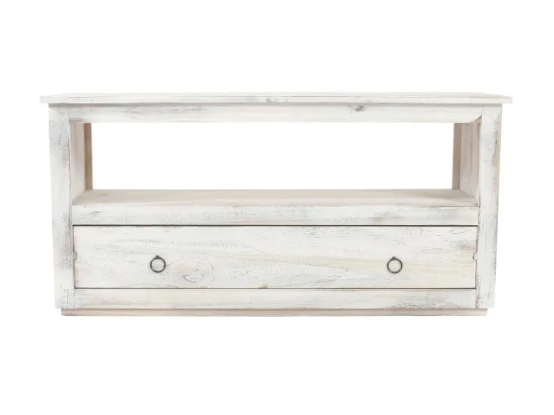 MCW Couchtisch Shabby--Look Weiß