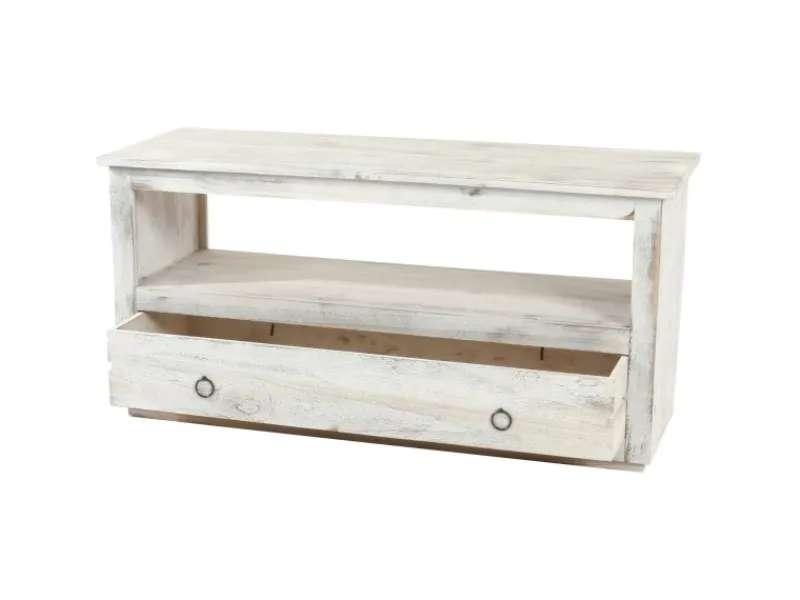 MCW Couchtisch Shabby--Look Weiß