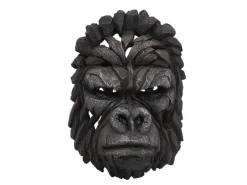 Discount MCW Deko Schädel H41 Gorillakopf 34cm Schwarz