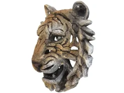 Best MCW Deko Schädel H41 Tigerkopf 35cm Braun