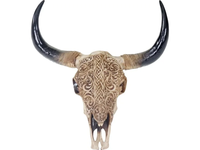 MCW Deko Schädel T454 Longhorn Tribal