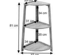 MCW Eckregal K44 Naturbraun