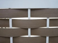 Discount MCW Eckregal K85 Geflecht Braun Weiß