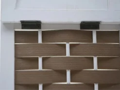 Discount MCW Eckregal K85 Geflecht Braun Weiß