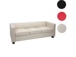 MCW 3er Sofa Lille Leder Creme