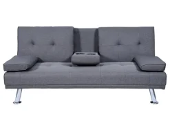 Hot MCW 3er-Sofa F60 Textil Dunkelgrau
