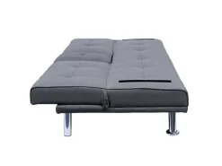 Hot MCW 3er-Sofa F60 Textil Dunkelgrau