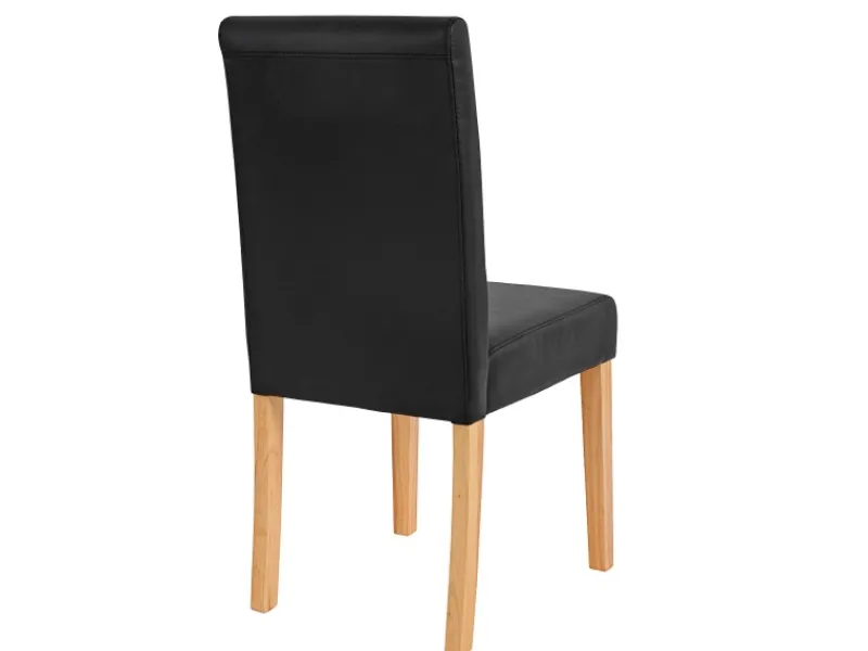 MCW Esszimmerstuhl Littau 4er-Set Kunstleder Helle Beine