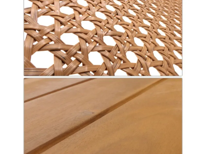 Clearance MCW Garten-Garnitur MVG-N46 4-teilig Kissen Creme Cremeweiß