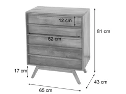 New MCW Highboard L96 81x65x43cm