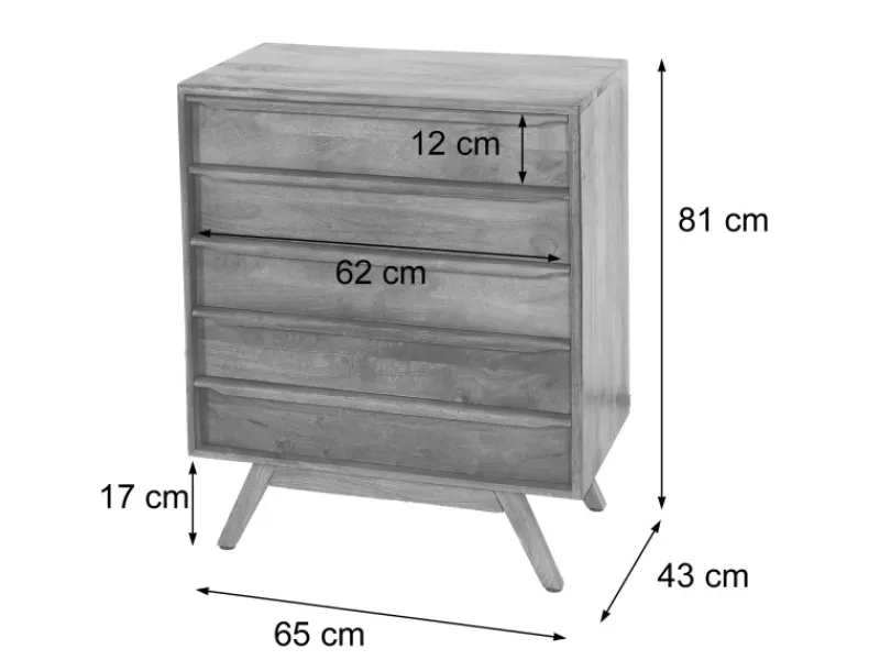 New MCW Highboard L96 81x65x43cm