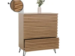 New MCW Kommode M49 3 Schubladen Natur