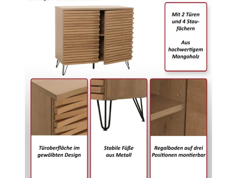 MCW Kommode M49 85x95x45cm