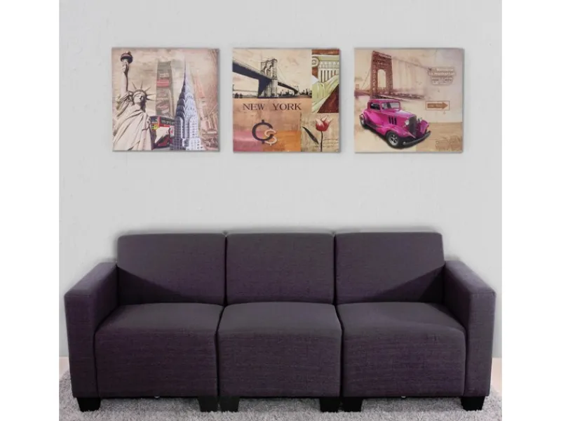 MCW Leinwandbild H376 New York 3-teilig