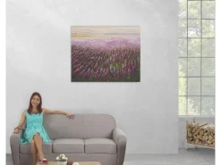 Hot MCW Ölgemälde Blumenfeld Handgemalt