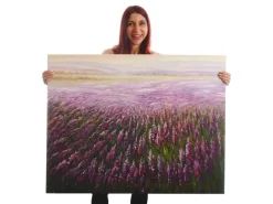 Hot MCW Ölgemälde Blumenfeld Handgemalt