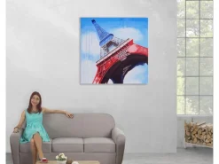 Outlet MCW Ölgemälde Eiffelturm Handgemalt