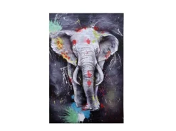 Sale MCW Ölgemälde Elefant H25 Handgemalt 180x120cm