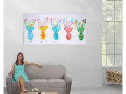 MCW Ölgemälde Hirsche II Handgemalt