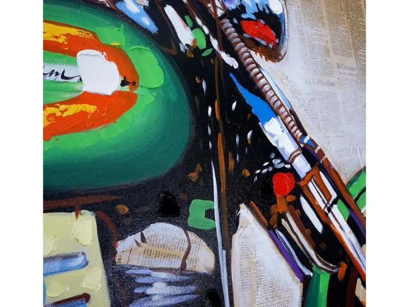 Hot MCW Ölgemälde Motorrad Handgemalt