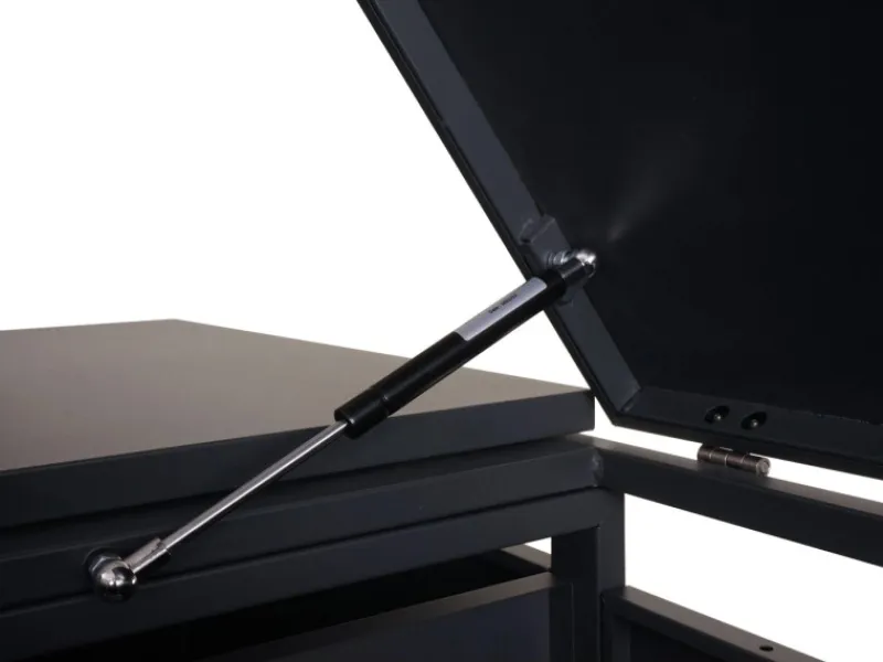 Outlet MCW Mülltonnenverkleidung E83-B Anthrazit Stahl 117x132x82cm