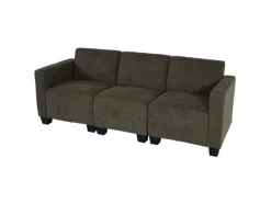 Outlet MCW Modular 3-Sitzer Sofa Couch Moncalieri Braun