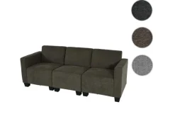 Outlet MCW Modular 3-Sitzer Sofa Couch Moncalieri Braun
