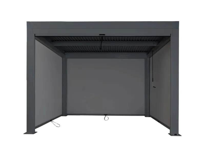 MCW Pergola L46 mit Seitenwand 3x3m