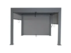 MCW Pergola L46 mit Seitenwand 3x3m