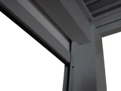 MCW Pergola L46 mit Seitenwand 3x3m