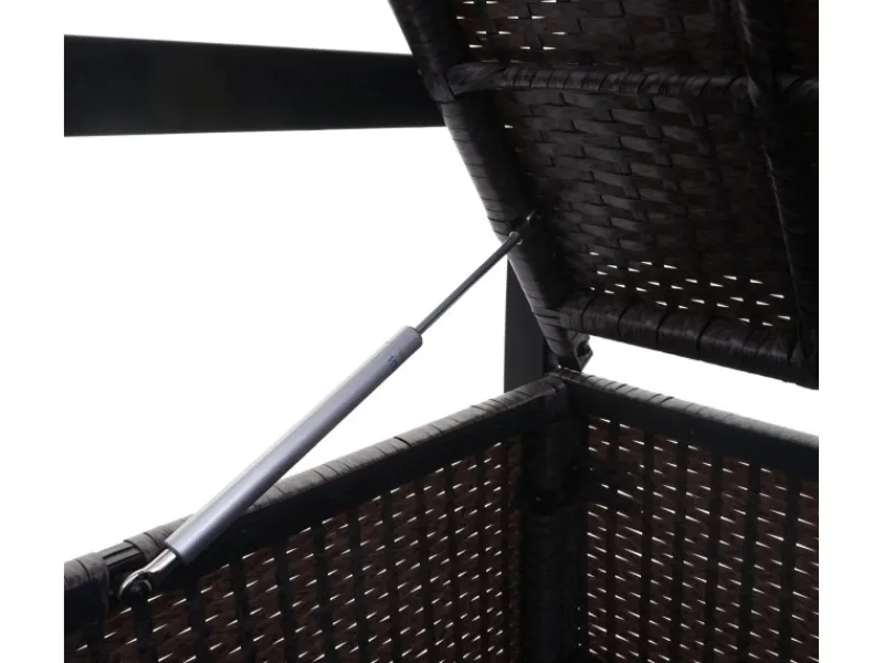 Outlet MCW Poly-Rattan 3er Sitzbank F39 Kissen Grau