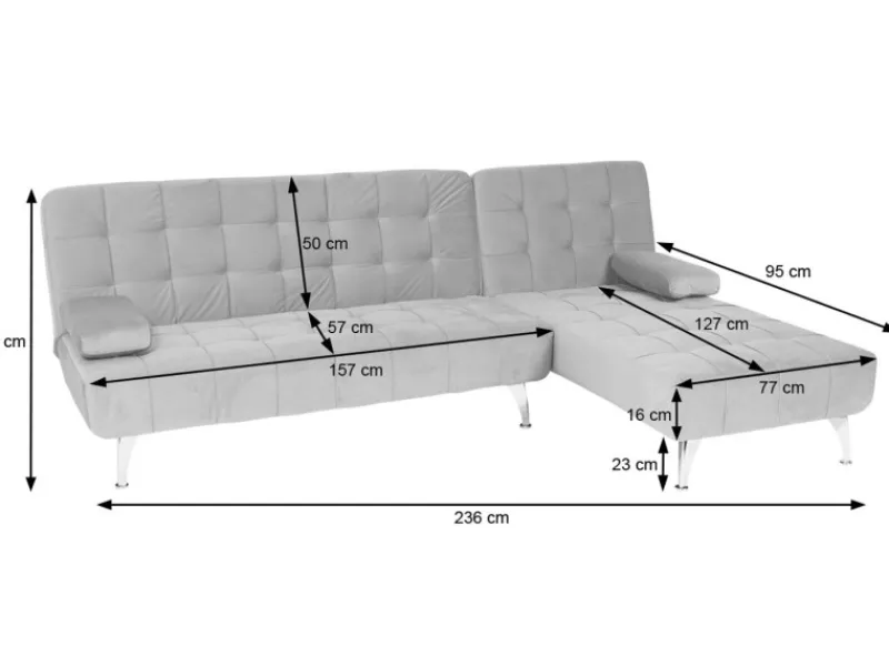 MCW Schlafsofa K22 Samt
