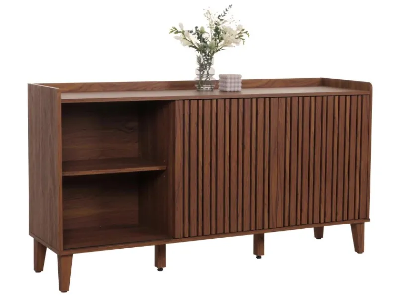 MCW Sideboard M48 -Optik Schubladen Dunkelgrau