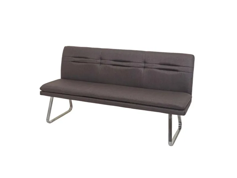 Best MCW Sitzbank H70 Grau-Braun 180cm