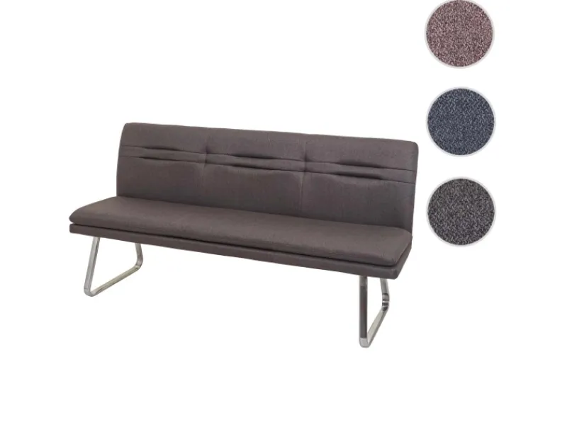 Best MCW Sitzbank H70 Grau-Braun 180cm