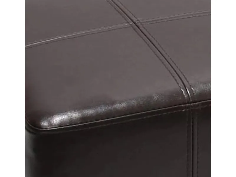 MCW Sitzhocker Carrara Braun 36x36x36cm