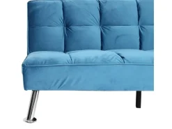 Best MCW Sofa K21 Samt Blau