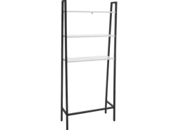 Discount MCW Standregal K82 Marmor-Optik Weiß Weiß-Marmoriert