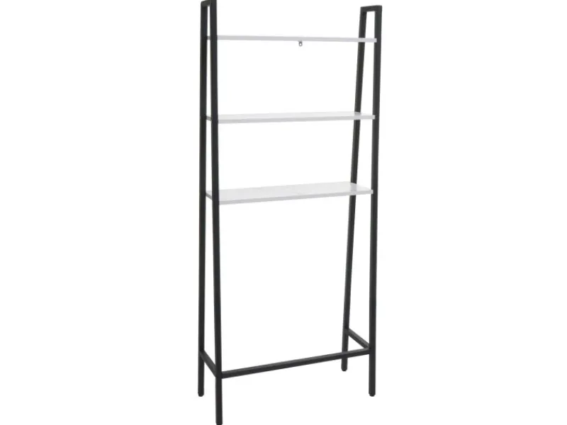 Discount MCW Standregal K82 Marmor-Optik Weiß Weiß-Marmoriert