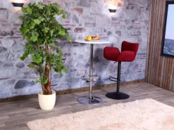 Outlet MCW Stehtisch Bilbao Fußablage Schwarz