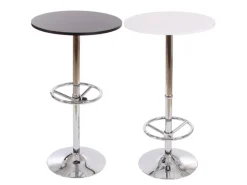 Outlet MCW Stehtisch Bilbao Fußablage Schwarz